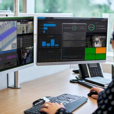 Zentrale Kommunikation vernetzter Sicherheitssysteme innerhalb eines Gebäudes