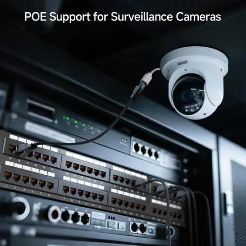 Versorgung von IP-Kameras über PoE-Netzwerkinfrastruktur