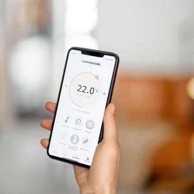 Fernsteuerung der Heizung über eine Smartphone-App
