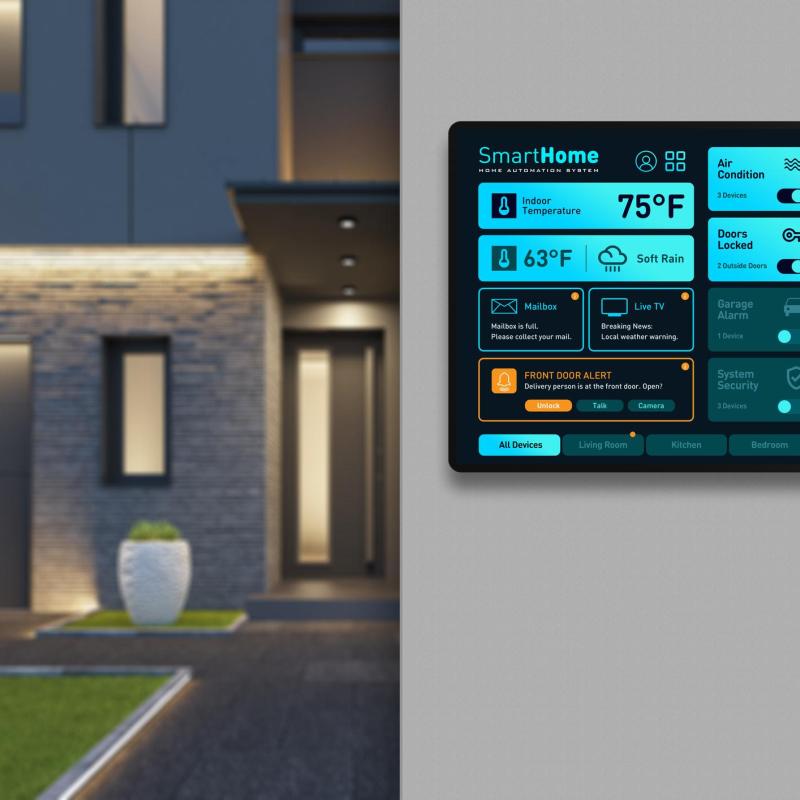 Integration der Zutrittskontrolle in ein Smart-Home-System